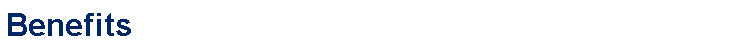 Text Box: Benefits 